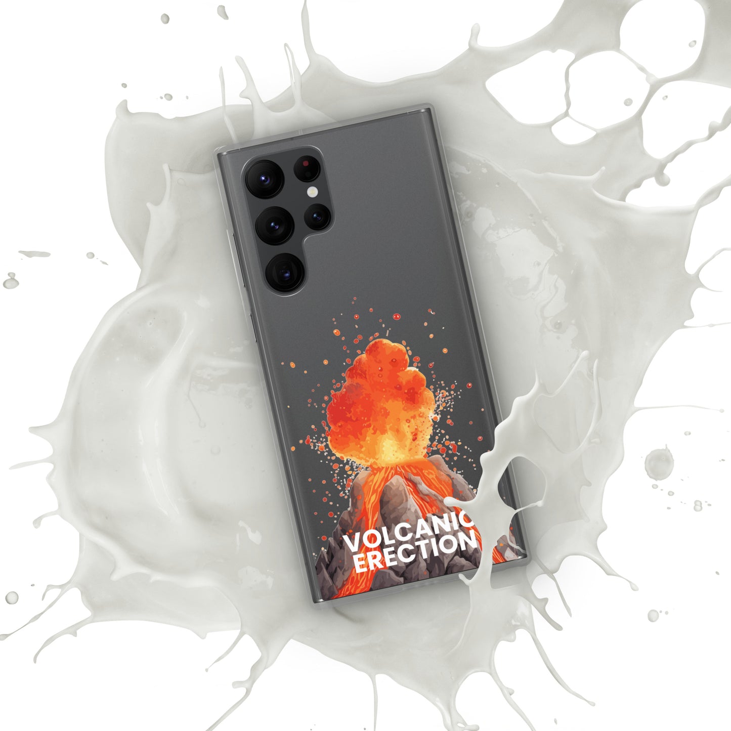 Volcanic Erection - Clear Case for Samsung®