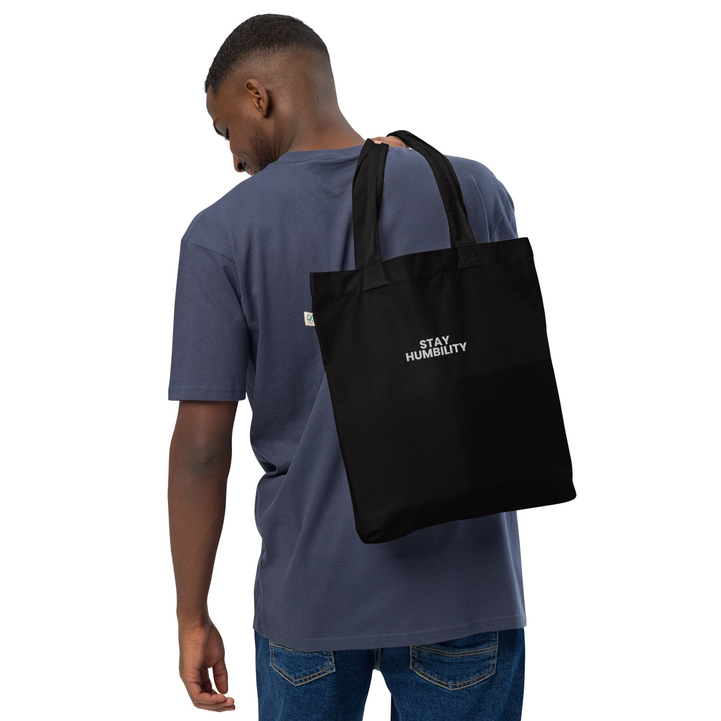 Stay Humbility - Organic fashion tote bag