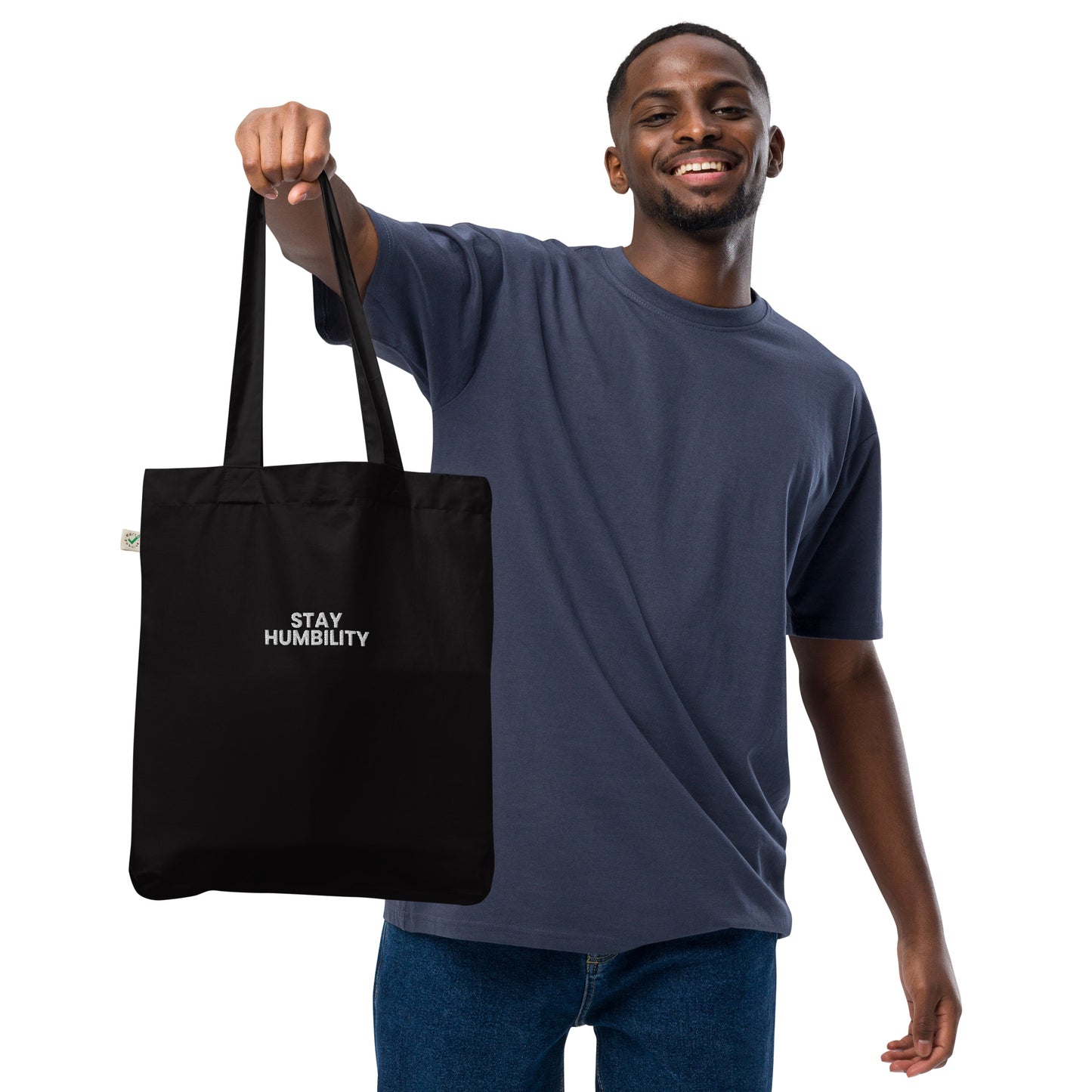 Stay Humbility - Organic fashion tote bag