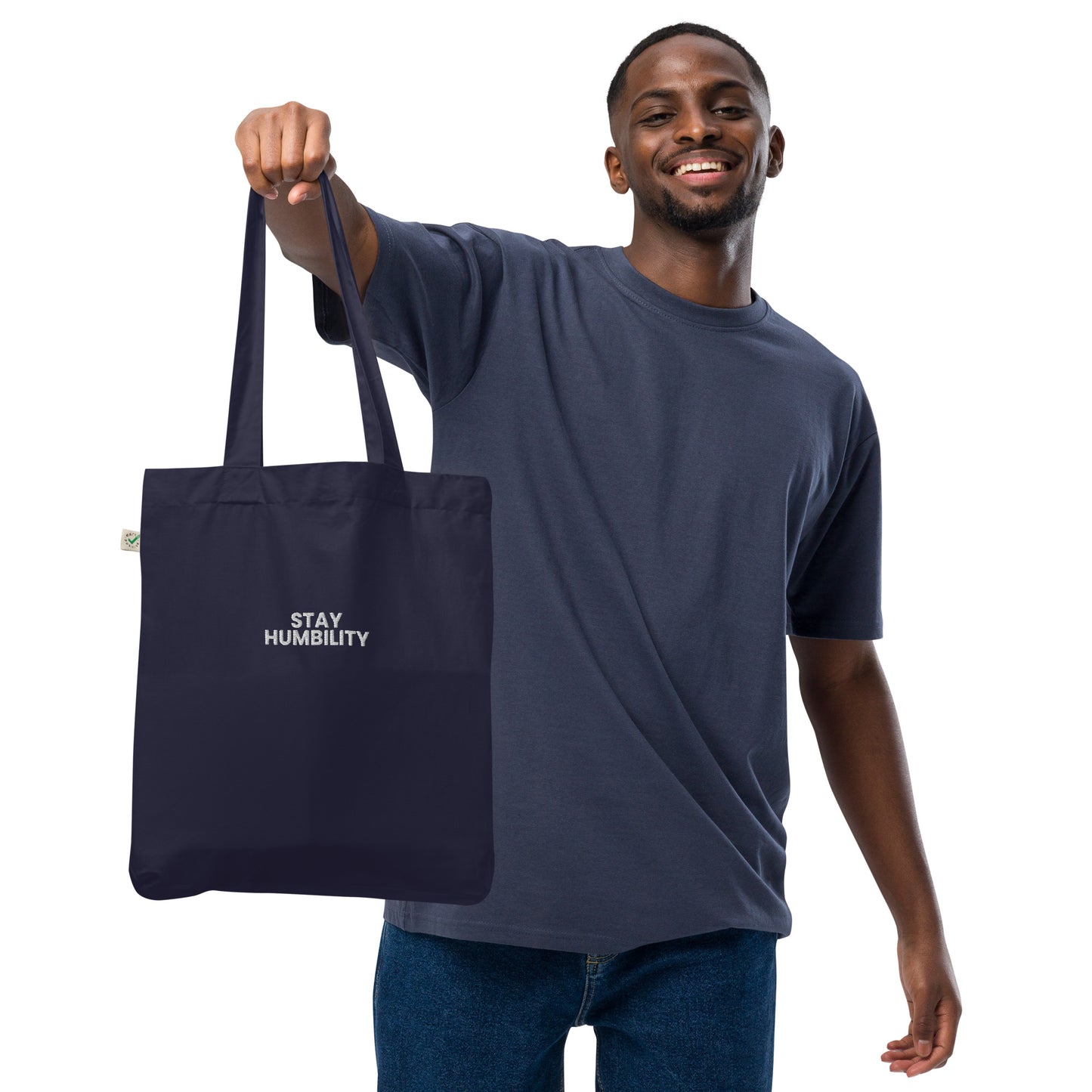 Stay Humbility - Organic fashion tote bag