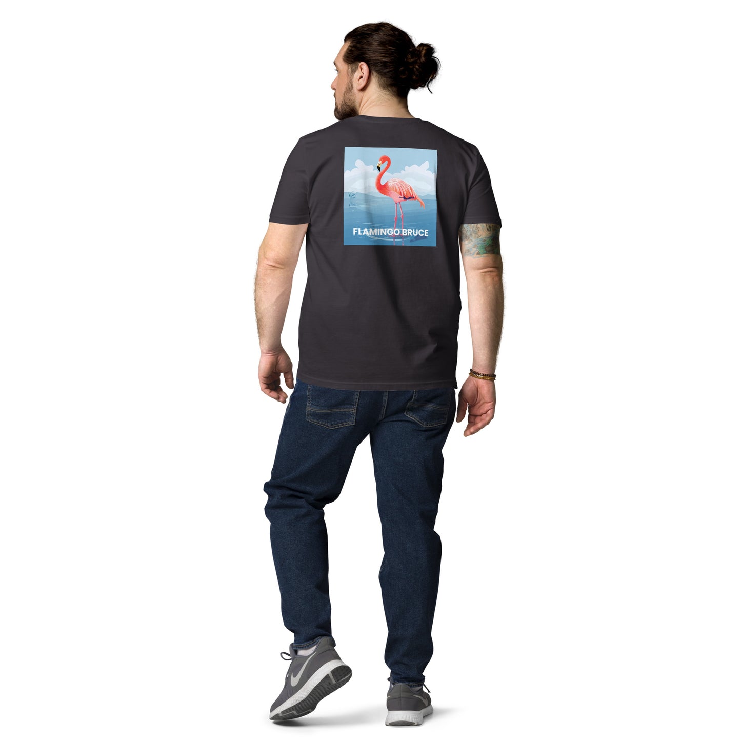 Flamingo Bruce - Unisex organic cotton t-shirt