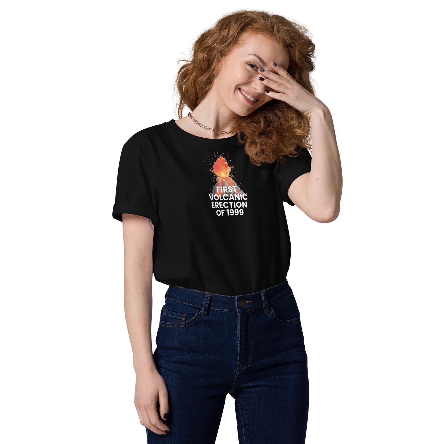 First volcanic erection of 1999 - Unisex organic cotton t-shirt