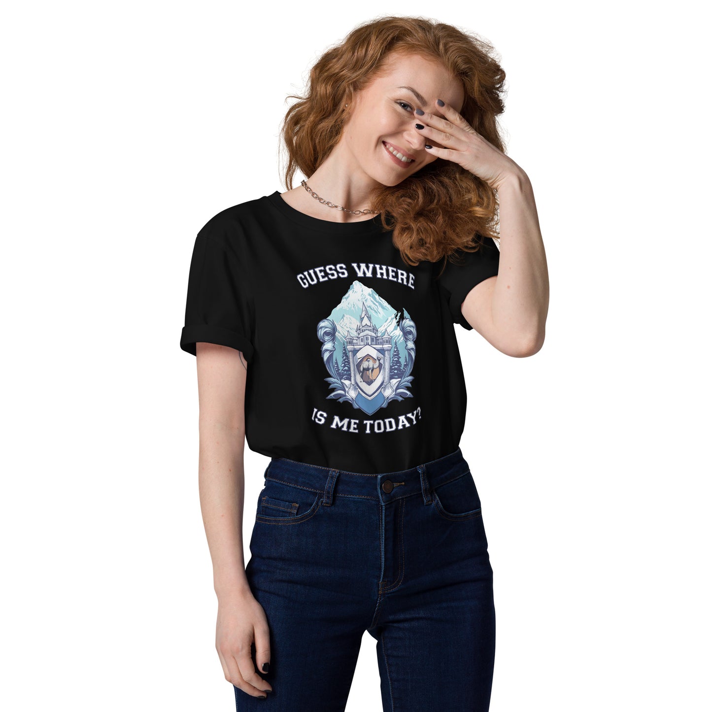Guess where is me today? - Unisex organic cotton t-shirt