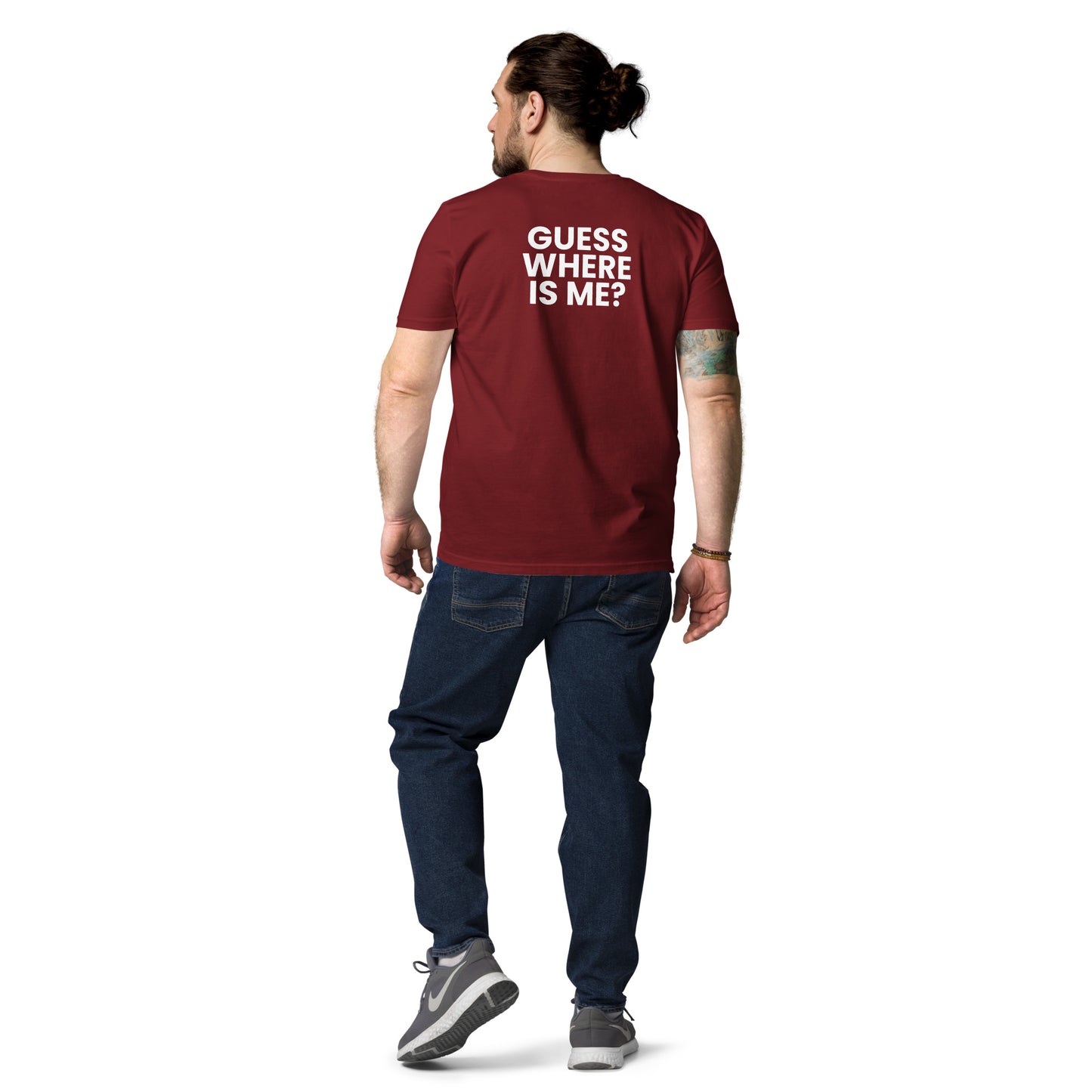 Guess where is me? - Unisex organic cotton t-shirt