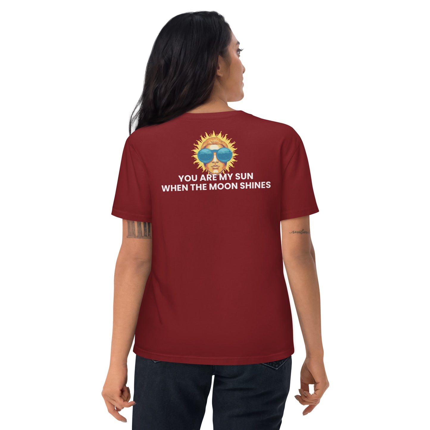 You are my sun when the moon shines - Unisex organic cotton t-shirt