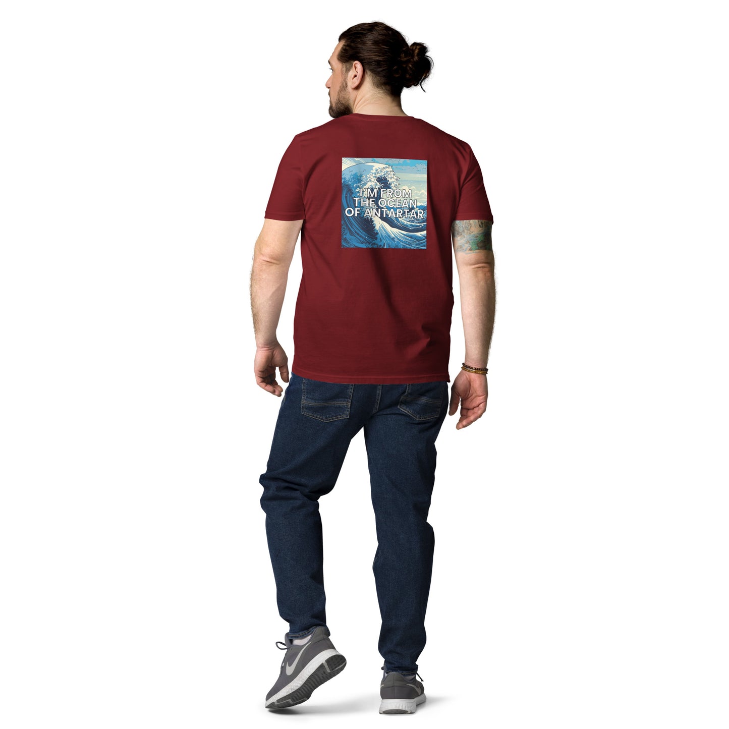 I'm from the ocean of Antartar - Unisex organic cotton t-shirt