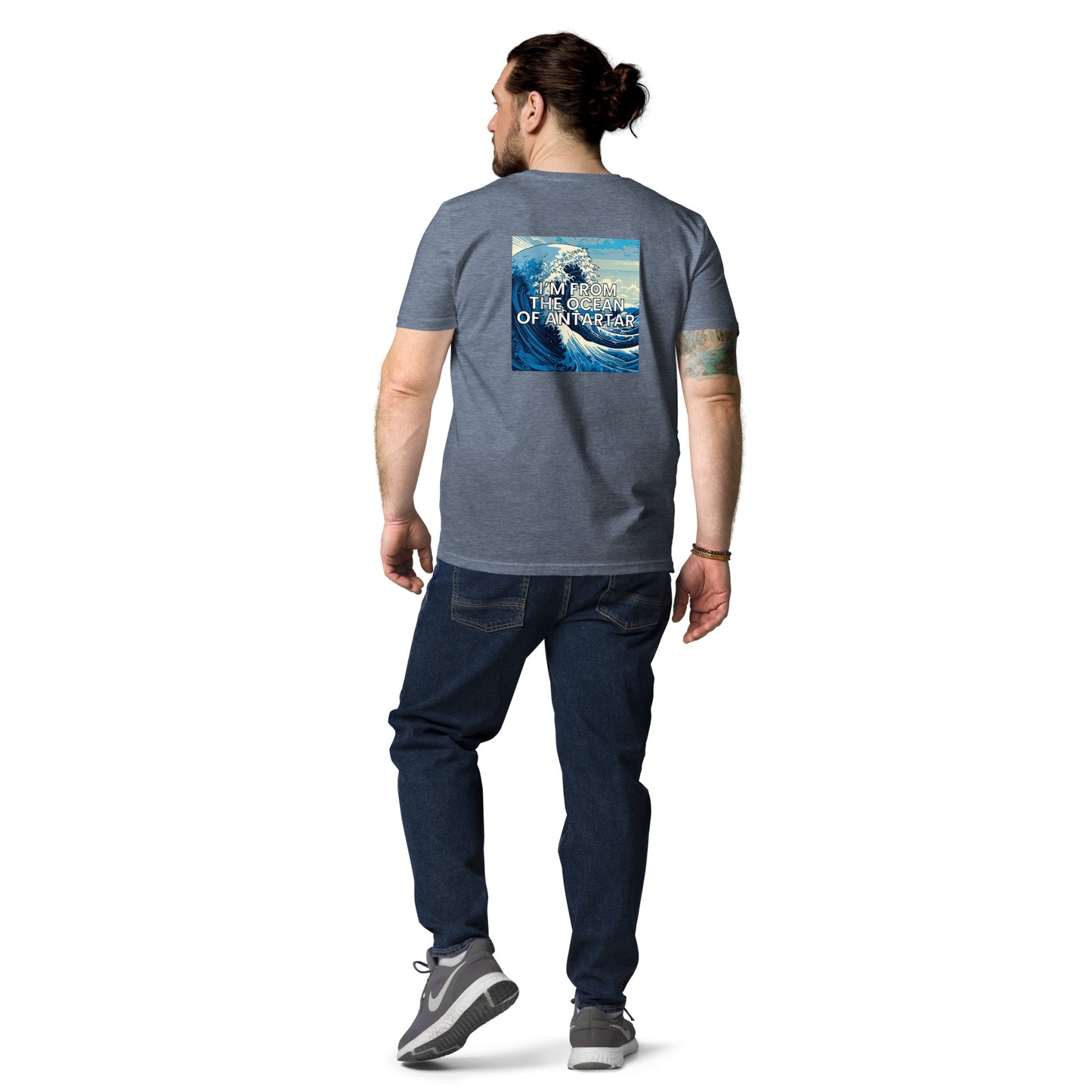 I'm from the ocean of Antartar - Unisex organic cotton t-shirt