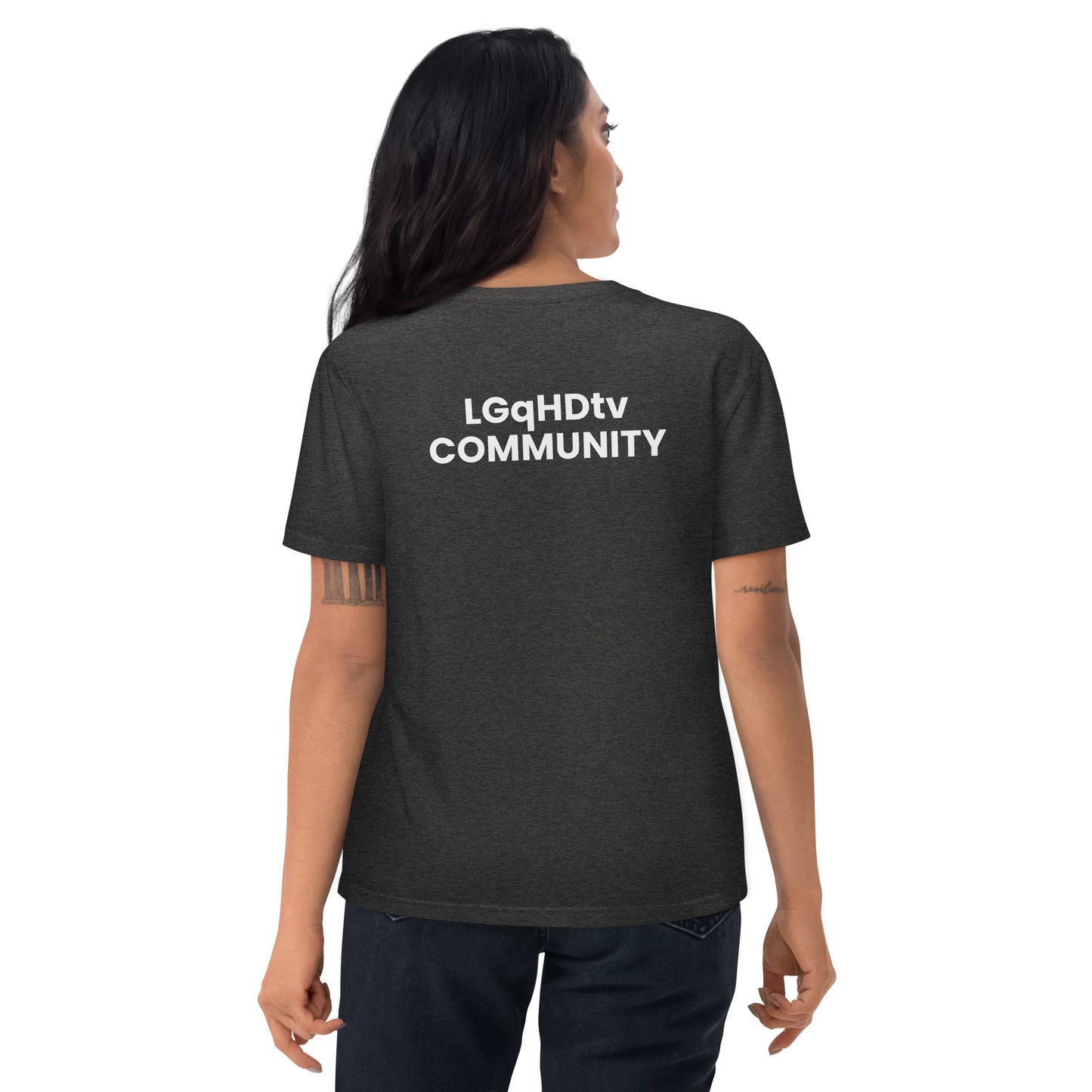 LGqHDtv Community - Unisex organic cotton t-shirt