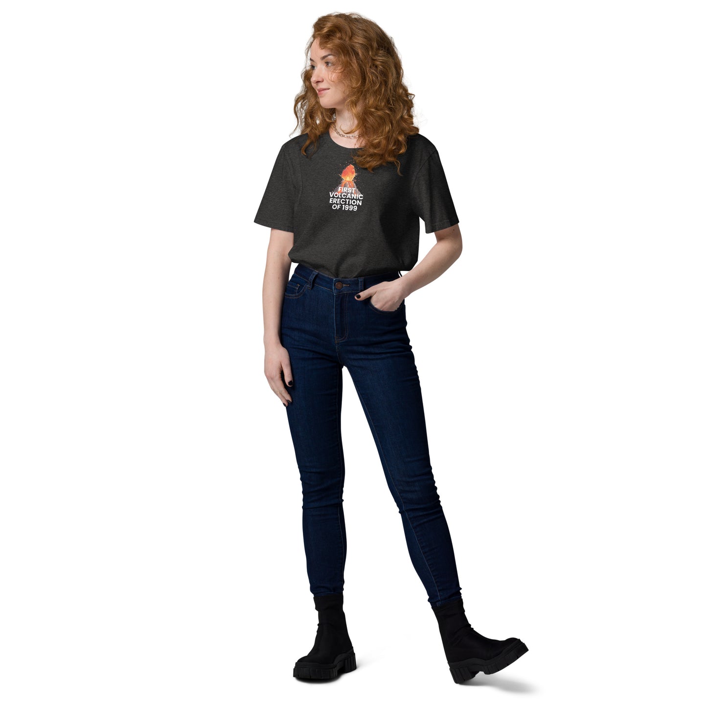 First volcanic erection of 1999 - Unisex organic cotton t-shirt