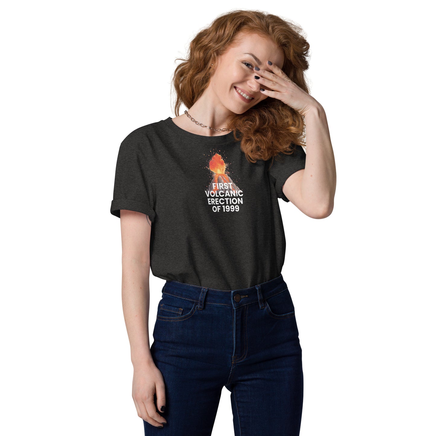 First volcanic erection of 1999 - Unisex organic cotton t-shirt