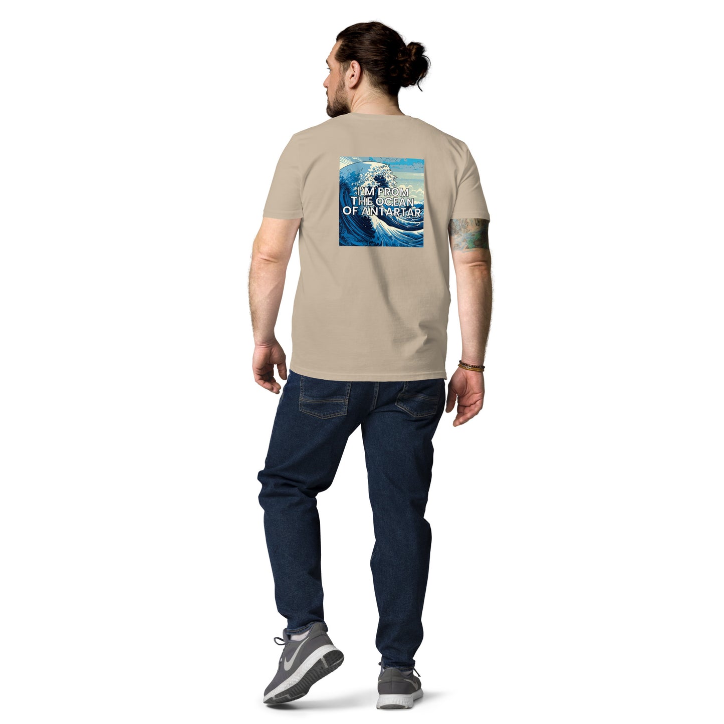 I'm from the ocean of Antartar - Unisex organic cotton t-shirt