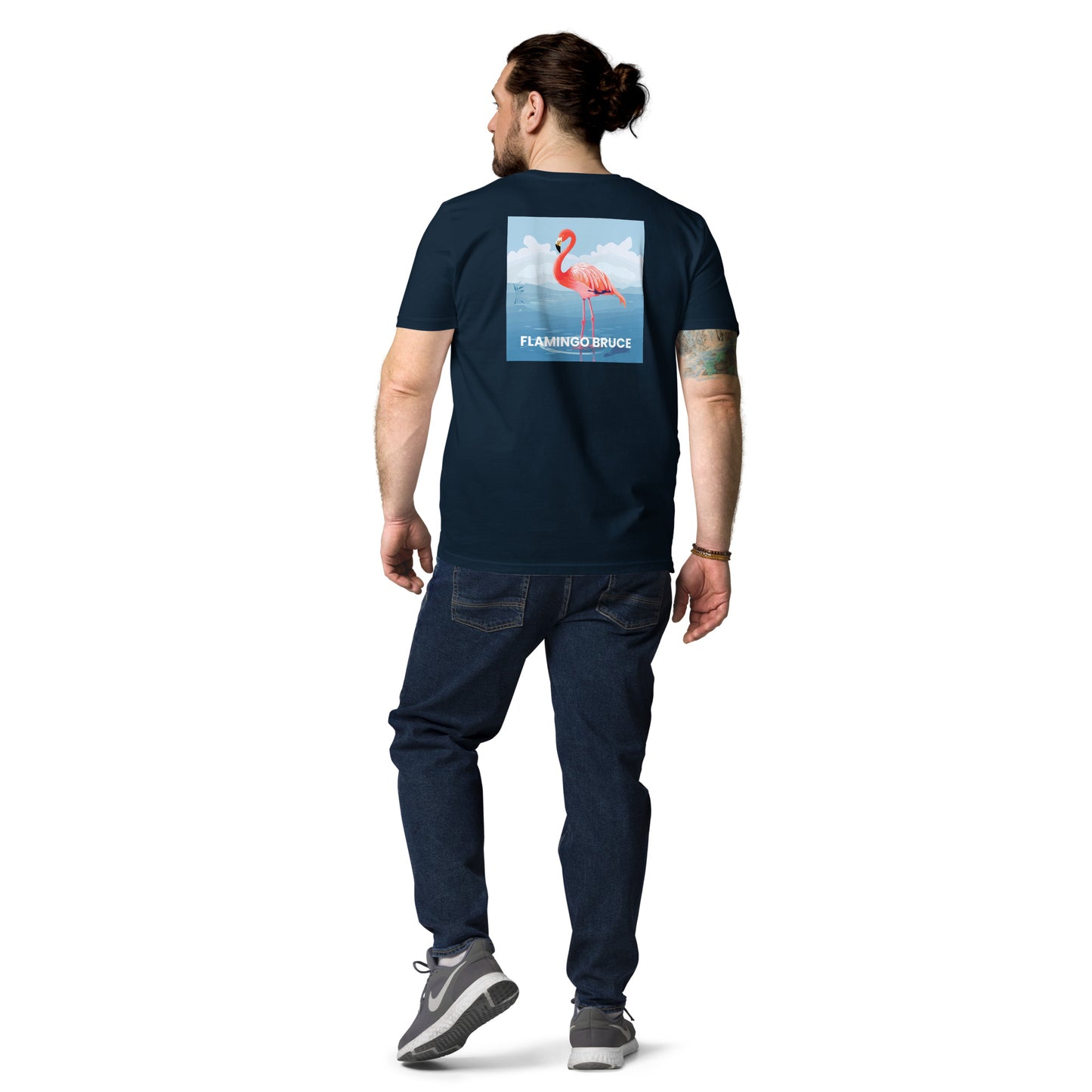 Flamingo Bruce - Unisex organic cotton t-shirt