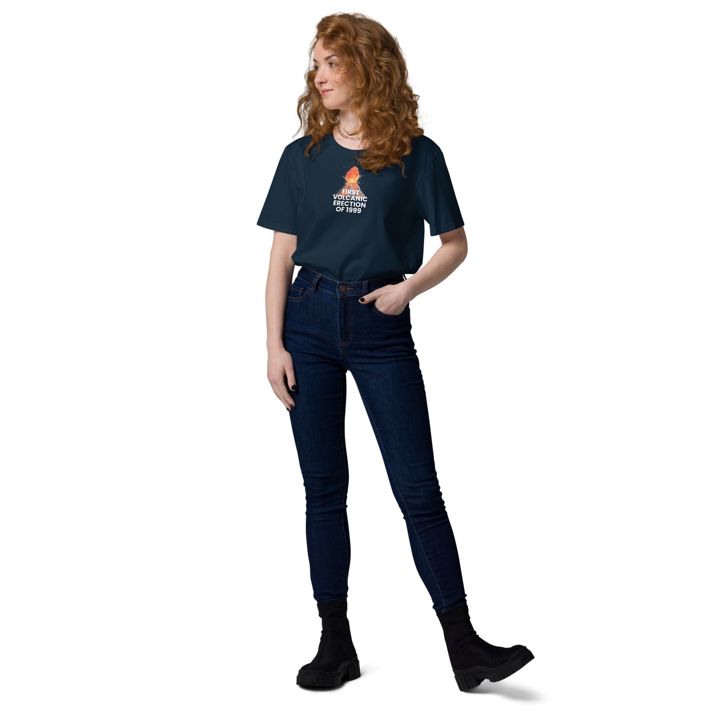 First volcanic erection of 1999 - Unisex organic cotton t-shirt