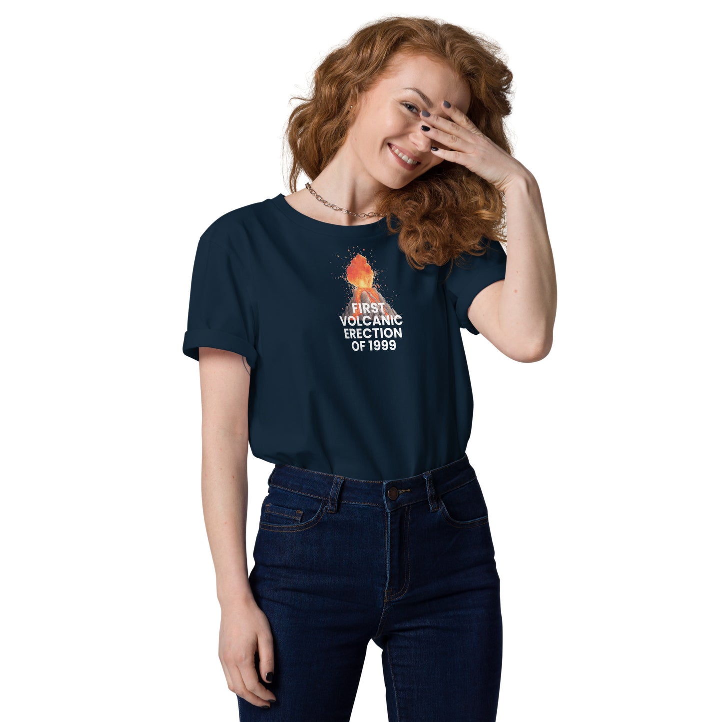 First volcanic erection of 1999 - Unisex organic cotton t-shirt