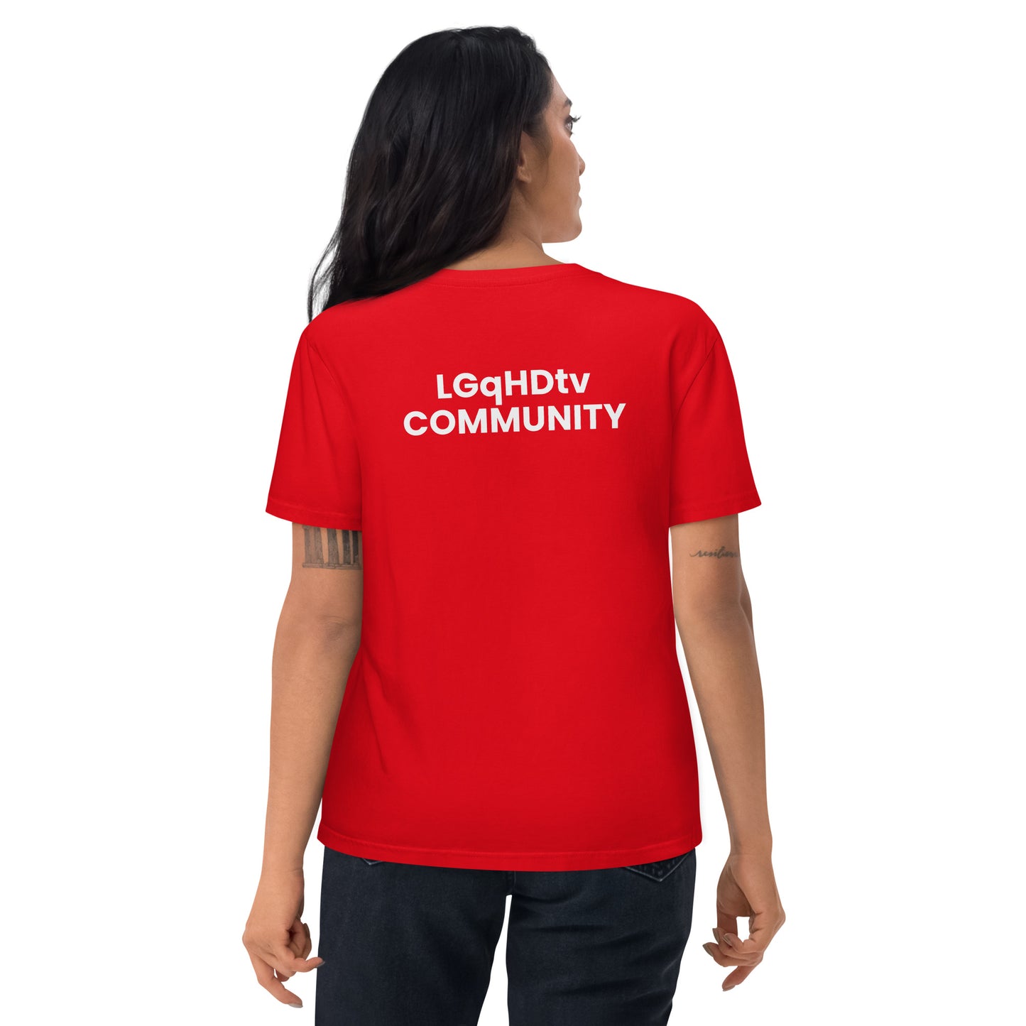 LGqHDtv Community - Unisex organic cotton t-shirt