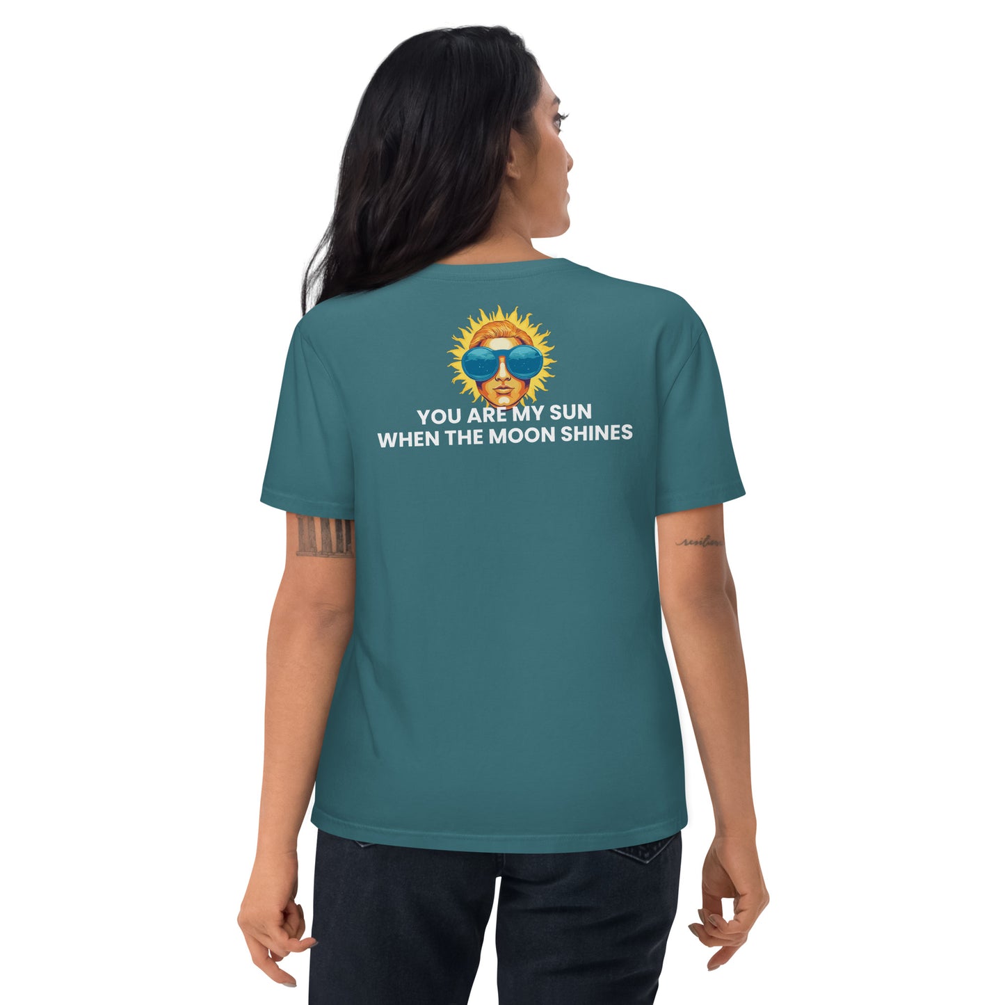 You are my sun when the moon shines - Unisex organic cotton t-shirt