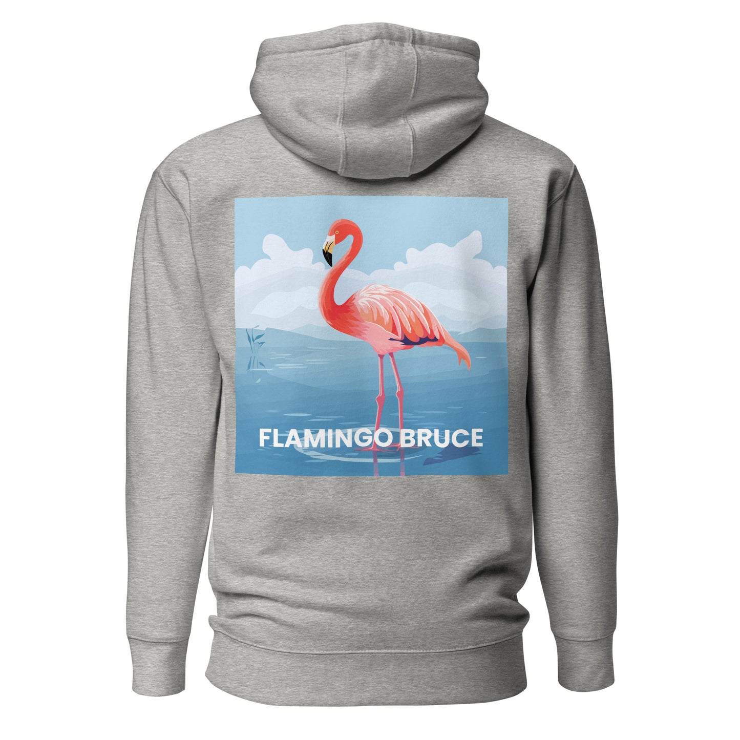Flamingo Bruce Full Color Embroided - Unisex Hoodie