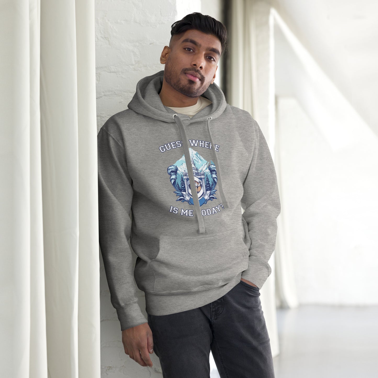 Guess where is me today? - Unisex Hoodie