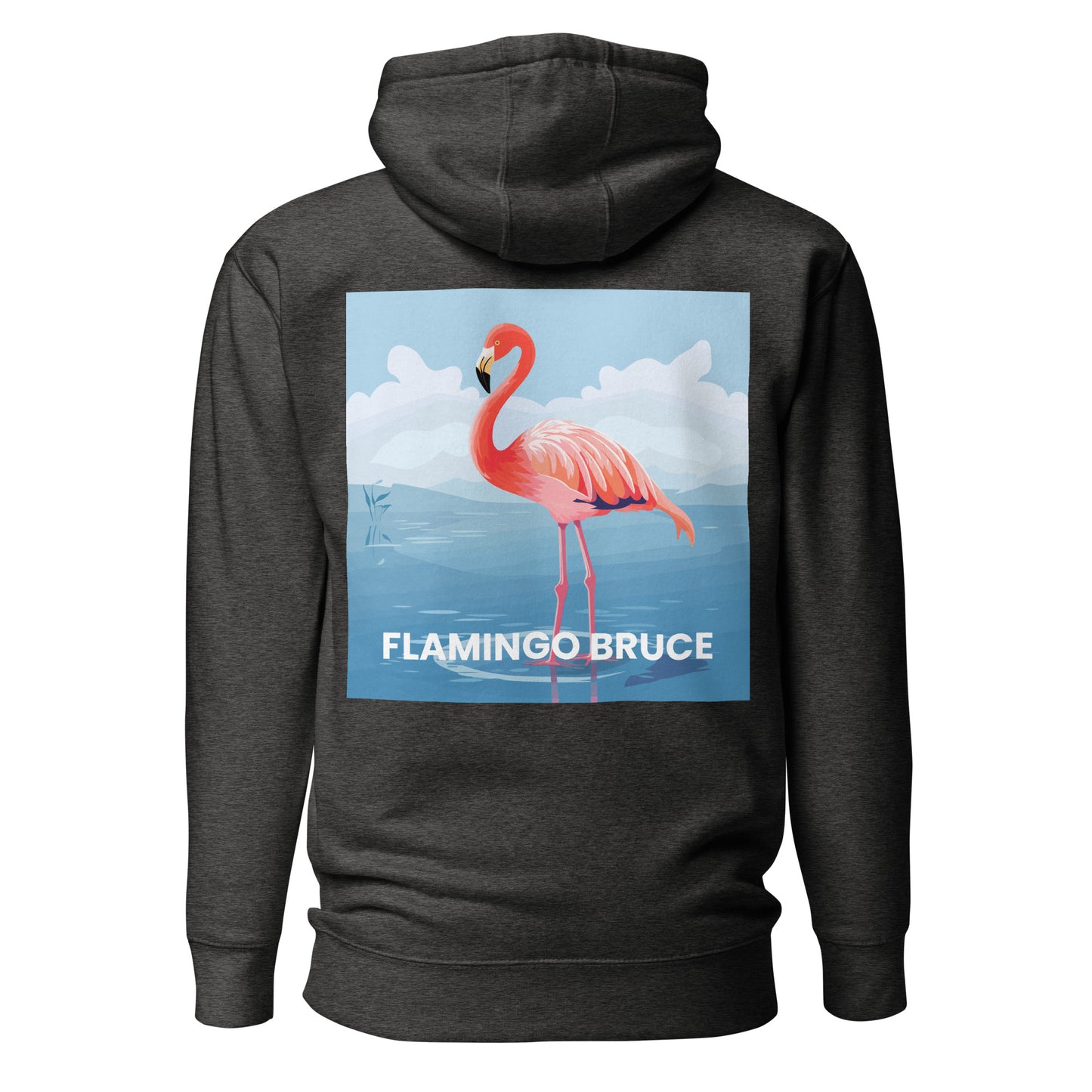 Flamingo Bruce Full Color Embroided - Unisex Hoodie