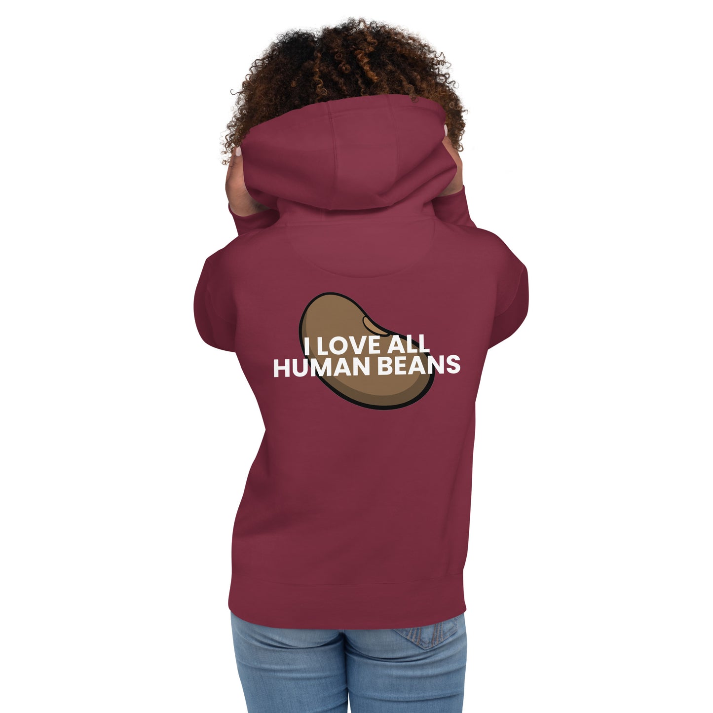 I love all human beans - Unisex Hoodie