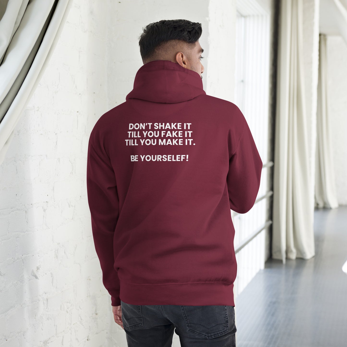 Don’t shake it till you fake it till you make it. - Unisex Hoodie