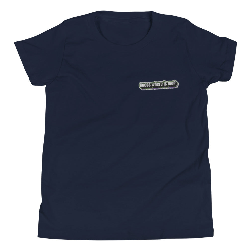 Guess where is me? - Youth Short Sleeve T-Shirt