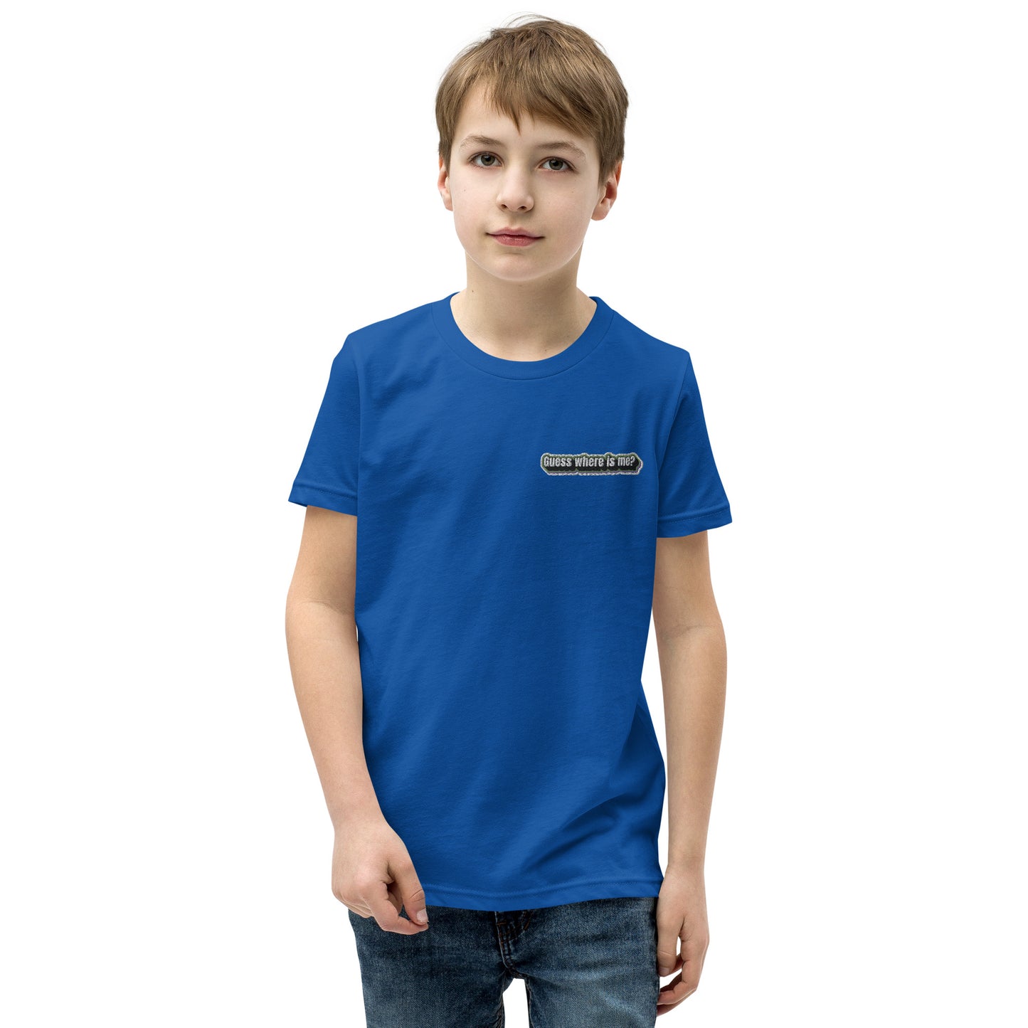 Guess where is me? - Youth Short Sleeve T-Shirt
