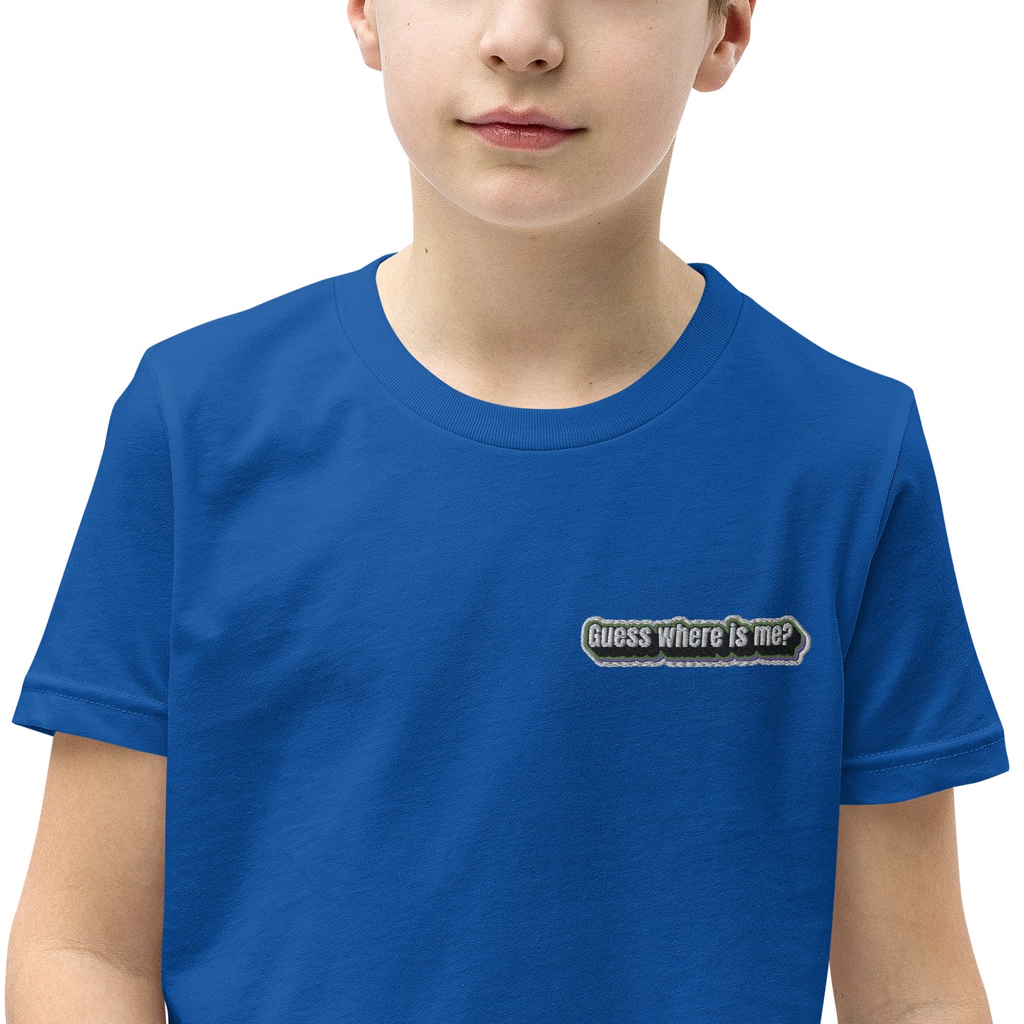 Guess where is me? - Youth Short Sleeve T-Shirt