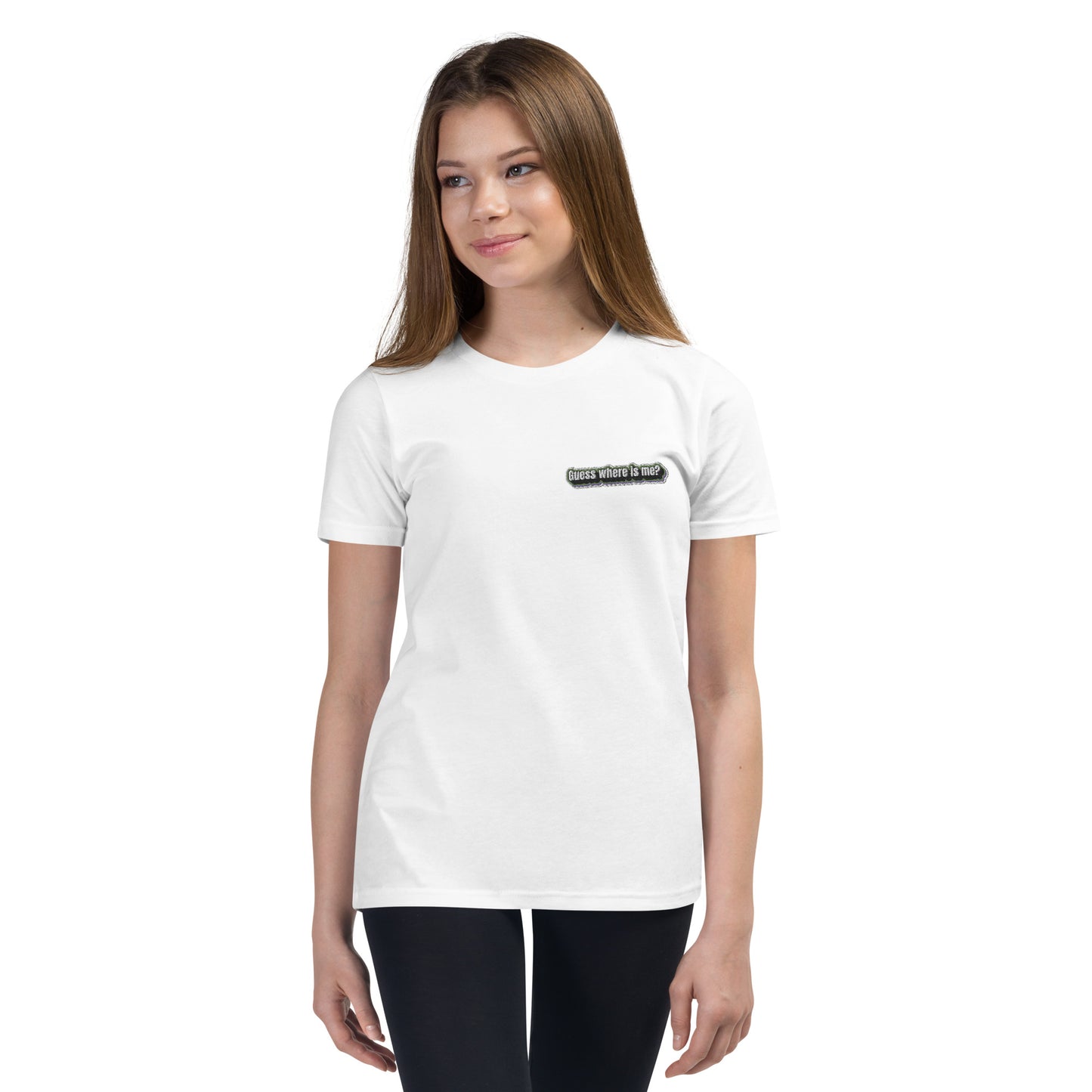 Guess where is me? - Youth Short Sleeve T-Shirt