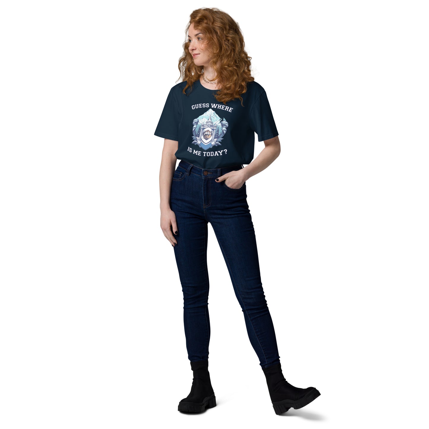 Guess where is me today? - Unisex organic cotton t-shirt